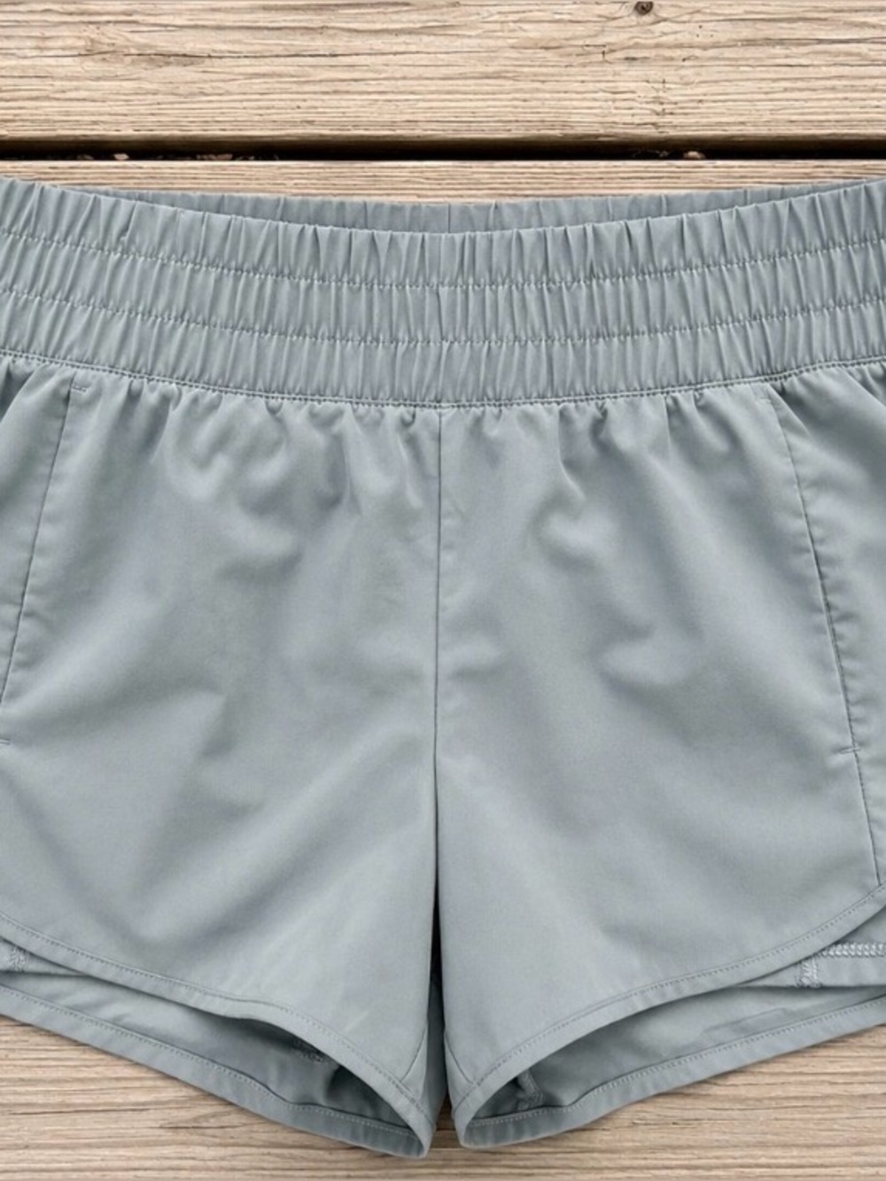Avia Women's Athletic Shorts in Sage Green